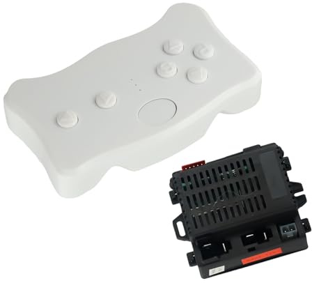 Marchfunny Juego de control remoto y receptor para coche eléctrico infantil, para juego Weelye y conjunto de receptor y controlador, controlador de repuesto 6V/12V/24V (RX7 12V conjunto completo)