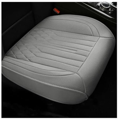 BMLGPGBCDW Auto Autositzbezüge Sitzkissen Universal-Autozubehör Fahrersitzschutz Zubehör(1 Stück grau)