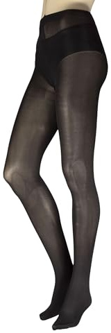 Elle Women’s 80 Denier Opaque Tights – 2 Pair Pack, Soft Stretch Matte Finish, Everyday Comfort Fit for Work or Casual Wear, Durable Full Coverage, Size S–L