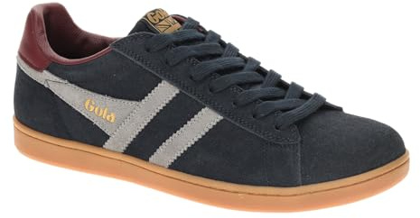Gola Equipe II Suede CMB387EC Men's Trainers, Navy Cement Burgundy, 9 UK