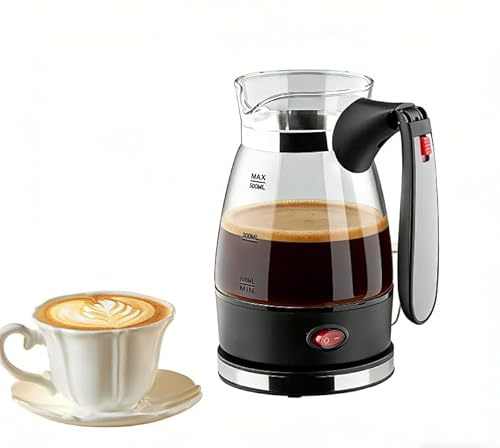 RANJIMA Elektrische Türkische Kaffeemaschine, 500 ml Türkischer Kaffeekocher mit Klappbarer Griff, Turkish Coffee Pot Elektrische Kaffeekanne Teekanne Espressokocher Mokkakanne für Zuhause,Büro,Reisen