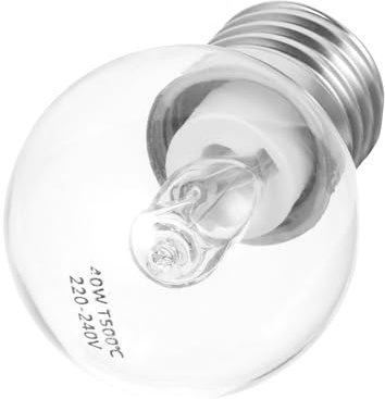 Lampe de four E27 40W 500 Celsius, ampoule résistante à la chaleur, lumière de remplacement for four à micro-ondes, armoire isolante