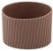 Sourcingmap Silicone Home Glass Water Cup Insulated Sleeve Protector Cover 7.5cm Dia Coffee Color