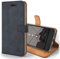 Snakehive Vintage Wallet for Apple iPhone 8 Plus || Real Leather Wallet Phone Case || Genuine Leather with Viewing Stand & 3 Card Holder || Flip Folio Cover with Card Slot (Navy)