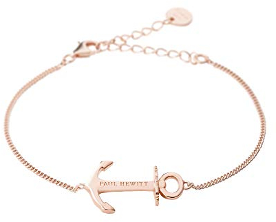 PAUL HEWITT Armkette Anchor Spirit – 925er Silber, Roségold Plattiert, Maritimes Design, Damen Armband