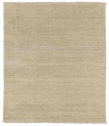 RugVista, Handloom Fringes, Teppich, Mittelflor, 250 x 300 cm, Rechteckiger, Wolle, Flur, Schlafzimmer, Küche, Wohnzimmer, Greige, Grau