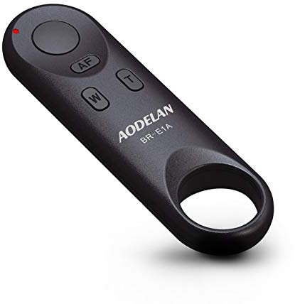 AODELAN Telecomando wireless BR-E1A per Canon EOR RP, EOS R, R5, R6, M50, 6D Mark II, 77D, 850D, 800D, 200D, 250D, 90D, PowerShot SX70 HS, G7 X Mark III, G5 X Mark II