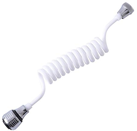 BESTonZON Hahnschlauch K¨¹Che Wasserhahn Extender Langer Schlauch Badewanne Wasserhahn Verl?ngerung (Wei?)