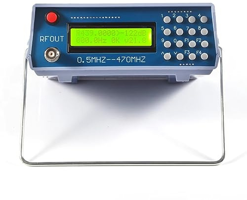 Jzoowar 1 Pezzo Sorgente di Segnale Ad Alta Frequenza Generatore di Segnale RF 0,5-470 MHz Fm Fm Walkie Talkie Generatore di Segnale RF Tester Nuova Versione