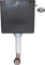 ESSENTIALS Concealed Cistern Only Chrome Dual Flush 6/4L Eco Friendly Compact Flexi Cable