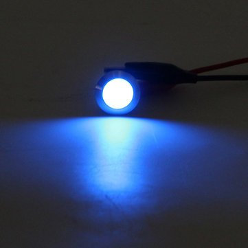 C-Funn 12V 19Mm LED Armaturenbrett Warnleuchte Kontrollleuchte - Blau