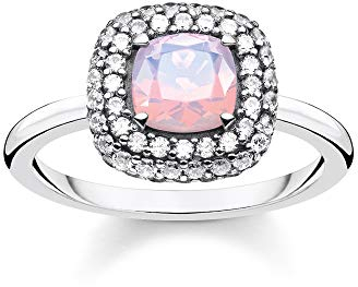 THOMAS SABO Femme Argent 925 Baguette fuselée Verre Bagues - TR2287-347-7-52