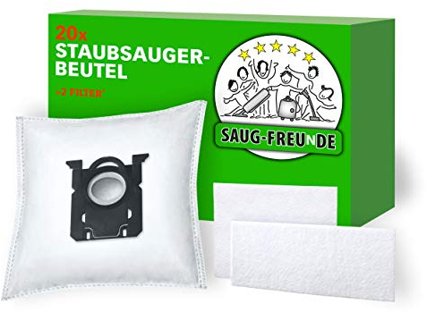 SAUG-FREUnDE 20 bolsas para aspiradora Philips EasyLife FC8130, FC8131, FC8132, FC8133, FC8134, FC8135, FC8136, FC8137, FC8138, FC8139, FC8200, …, compatibles con Philips FC8021/03 (PH1)