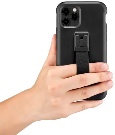 JOBY FreeHold Kit per iPhone 11 Pro, Custodia Protettiva, con Anello Elastico per Dita, Bracci Flessibili Avvolgenti, Adattatore per Treppiede da 1/4'' per Vlog,Live Streaming,Content Creator,Tik Tok