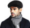 RUIXIA Herren Baskenmütze Barett, Retro Beret Schiebermütze Newsboy Flat Cap Gatsby Barett Cap Outdoors Sportmütze Golfermütze Schlägermütze Hunting Hat Fahren Hut für Männer Gentleman Herren