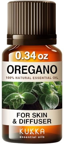 Kukka Oregano ätherisches Öl [100% NATURREIN] wildes berg oregano öl Hautpflege, Diffusion, Badebombe - Herstellung, Selbstherstellung von Seife und Kerzen (10ml)