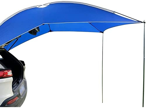 SHINsuke Auto Heckklappe Zelt Markise Pickup LKW Camping Sonnenschutz Wasserdicht Regenplane SUV Minivan Baldachin Schrägheck Camper Trailer Dach (blau)