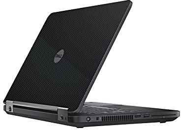AlphaWraps Skin for Dell Latitude E5440 Laptop | 4D Carbon High Gloss Black | Protective and Durable Vinyl Decal wrap Cover | Made in The UK