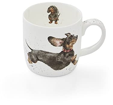 Royal Worcester MMTC5629-XSM Mug, Fine Bone China, 350 milliliters, White