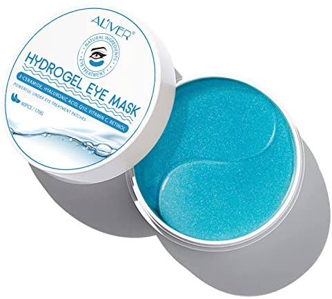 Unter-Augen-Masken, Collagen-Augenmasken, Pads, Augenmasken gegen Augenringe und Schwellungen, Tränensäcke, Anti-Falten, Feuchtigkeitsspendend, verbessert die Elastizität