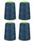 Phönix 4x5000m Universal Qualitätsgarn, Stärke 120 Nähgarn für Overlock-Nähmaschinen (Jeans)