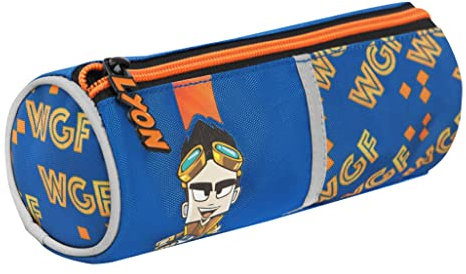 LYON GAMER - Astuccio Scuola Porta Cancelleria con Tirazip in Metallo Personalizzata e Dettagli in Mesh - Astuccio Piccolo Portapenne Bambino e bambina per Medie e Elementari, 20x8Hcm