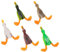 Topwater Duck, Angelausrüstung, Entenköder für Barschangeln, 5 Stück Angelköder für Süßwasser, Salzwasser