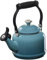 Le Creuset Enamel On Steel Demi Tea Kettle with Metal Finishes, 1.25 qt, Caribbean