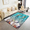 Kinder Meeresschildkröte Bereich Teppich 100x150cm Ozean Strand Seesterne Teppiche für Wohnzimmer Schlafzimmer Super Weich Reptile Schildkröte Dekor Teal Blau Dekorative Teppich Marine Meer Teppich