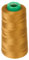 Tiuimk Filo per cucire jeans in poliestere, 20S/2, 3000Y, giallo/oro, ideale per jeans e pelle