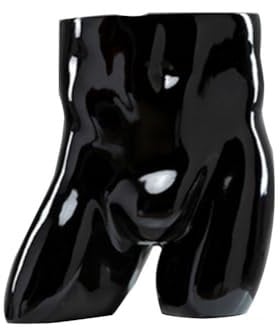 1Stück Männliche Hüftform Männliche Schaufensterpuppe Torso Hüften Schaufensterpuppe Fenster Display Display Standan Für Fenster Display, Handwerk Zeigt, Fotos Oder Design ( Farbe : Schwarz , Größe :