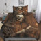 BYTUGI Mikrofaser Bettwäsche 135x200 Walking Dead Deko Schlafzimmer 2teilig Duvet Cover Bettwäsche-Sets 3D Schädel mit Reißverschluss Room Decor