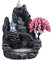 Holdes 9/10.5cm Fontaine Cascade D'encens, Porte-encens À Refoulement en Résine Fabriqué À La Main Brûleur D'encens Cascade, Porte-encens De Cascade De Fumée D'intérieur pour l'environnement
