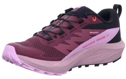 Salomon Damen Sense Ride 5 GTX Cataw Laufschuh, Catawba Grape/Orchid Bouquet/C, 40 EU