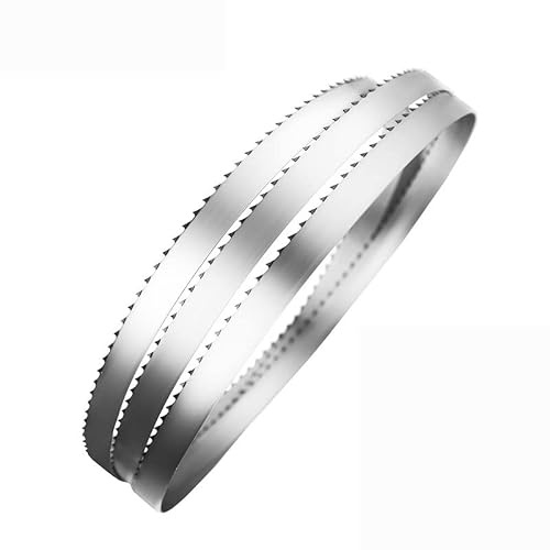 Wildeep Lames de scie à ruban 1850mm coupe os viande de poisson congelée 1850X16X0.56mm X 4Tpi lames de scie à ruban alimentaire avec largeur 16mm