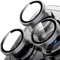 Muigi Camera Lens Protector for iPhone 15 Pro Max/15 Pro,[3+1Pack] HD Glass [Keep Original Shooting]Shatterproof 9H Tempered Glass Camera Screen Metal Ring Cover Film Accessories Natural Titanium
