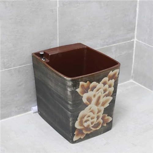 SmPinnaA Fregona De Cerámica para Piscina, Fregona Rectangular, Lavabo, Fregona para Balcón, Control De Consola