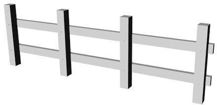 MRY-SFW LYT160208 1/160 N Scene Model Railing Banister 8pcs