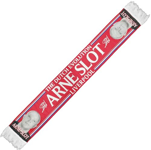 Partisan Liverpool Schal Arne Slot, rot, 127 x 20 cm