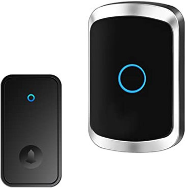 Self Powered Waterproof Wireless Doorbell Smart Home without Battery Doorbell with Ringtone 150M Remote Receiver Bell (Color : Bundle C) (Bundle a)