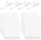 36 pares de tiras para colgar cuadros, tiras para colgar en la pared, no más clavos, tiras para colgar cuadros para paredes, pisos, plásticos, vidrios, metales (9,3 x 1,9 cm, blanco)