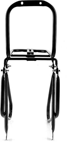 POENVFPO Rack Avant de Vélo, Porte-Cargaison Avant de Vélo, Support de Bagage à Cycle Léger à Cyclisme. (Black)