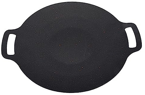 Hemobllo Bbq Grillpfanne 28cm Für Induktionsherd Mehrzweck Grillzubehör Outdoor Camping Robustes Backblech Koreaner Grillplatte