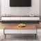 Easnuroz Meuble TV Meuble TV Moderne 160-240cm avec Pieds en Métal Meuble TV avec Tiroir De Rangement Et Étagères pour Le Salon(Brown-B,200 * 35 * 24cm)