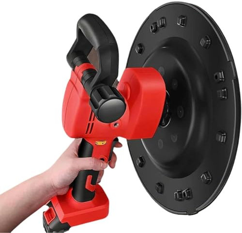 Cazzuola elettrica per Cemento e Malta, 15 1680W, cazzuola elettrica per intonaco, Malta, Stucco, 6 velocità Regolabili, 40-300 Giri/min, Attrezzi per Secchio,WithoutExtensionrod-2 * 15000mAh