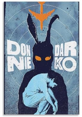Donnie Darko Poster, ästhetisches Vintage-Wandkunst, Leinwandposter, dekoratives Gemälde, Wohnzimmer, Schlafzimmer, Dekoration, 30 x 45 cm, ungerahmt, 13