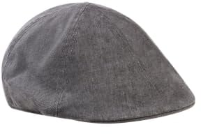 camel active Herren Flat Cap aus Leinen-Mix
