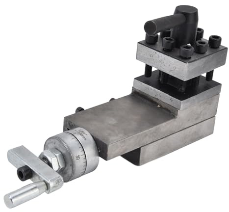 Porte-outil de tour à changement rapide, accessoires de tour à métaux à 2 voies, mini-support de tour pour tours 0618 7x10 12 14 pouces, fonte HT250 50x50 mm, course 63 mm
