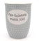 Mea-Living Tasse mit Henkel NEN SCHEISS MUSS ICH! grau, 500ml, Becher mit Spruch, Geschenkidee für beste Freundin, Spruchtasse