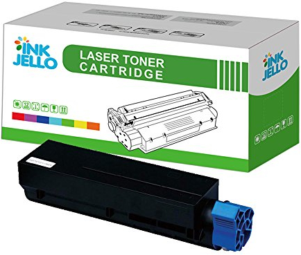 InkJello kompatibel Toner Patrone Ersatz für Oki B412 B432 B512 MB472 MB492 MB562 (Schwarz, 1-Pack)
